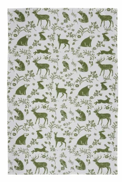 Ulster Weavers Forest Friends Sage Tea Towel Twin Pack