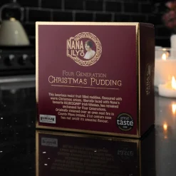 Nana Lily's Four Generation Christmas Pudding with Kilbeggan Irish Whiskey 908g