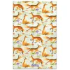 Emma Ball Foxes Tea Towel