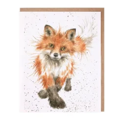 Wrendale Designs 'Foxtrot' Blank Greetings Card