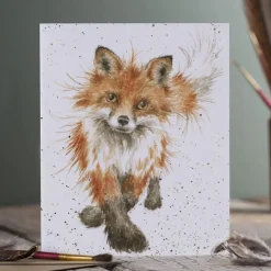 Wrendale Designs 'Foxtrot' Blank Greetings Card