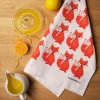 Lucky Lobster Foxy Tea Towel