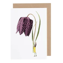 Laura Stoddart Fritillary Blank Greetings Card