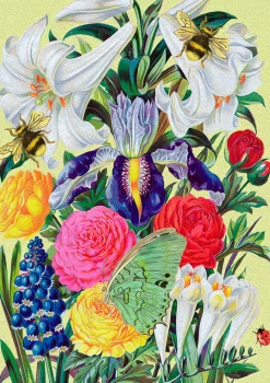 Madame Treacle From the Walled Garden Greetings Card