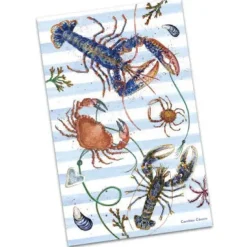 Emma Ball Fruits of the Sea Tea Towel