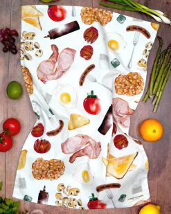 Corinne Alexander Full English Tea Towel by
