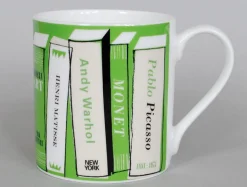 Repeat Repeat Gallery Art Book Mug - Green