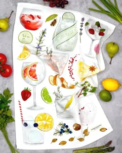 Corinne Alexander 2023 G & T Tea Towel by
