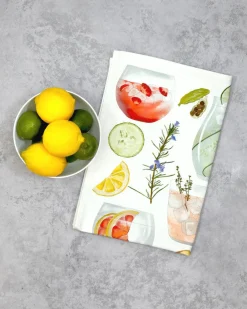 Corinne Alexander 2023 G & T Tea Towel by