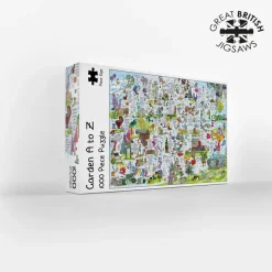 GB Jigsaws Ltd Garden A-Z 1000 Piece Jigsaw Puzzle