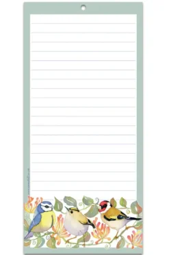 Emma Ball Garden Birds Lined Magnetic Pad