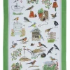 Ulster Weavers Garden Birds With Border Tea Towel