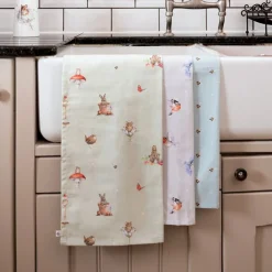 Wrendale Designs 'Garden Friends' Garden Animal Tea Towel