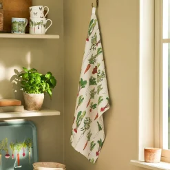Sophie Allport Garden Vegetable Tea Towel by