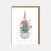 Lottie Murphy 'Geranium' Happy Mother's Day Card