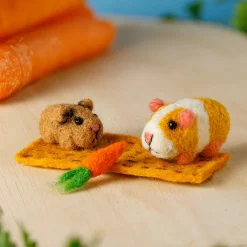 Sew Heart Felt Ginger & Baby Squeak Guinea Pig Set