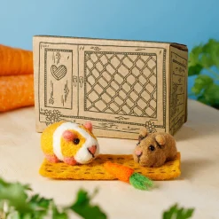Sew Heart Felt Ginger & Baby Squeak Guinea Pig Set