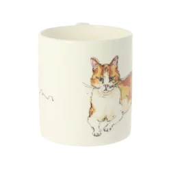 Mclaggan Smith Ginger and White Cat Bone China Mug