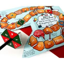 Yeti Gingerbread Board Game Christmas Card