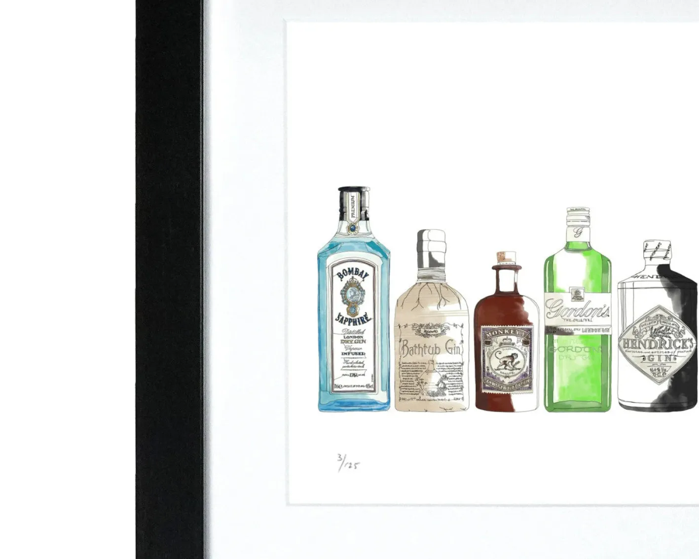Corinne Alexander Gin Print by