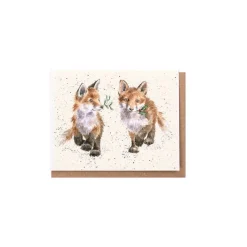 Wrendale Designs 'Glad Tidings We Bring' Fox Gift Enclosure Card
