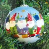 Emma Ball Gnomes Hand-painted Glass Bauble