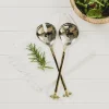 Selbrae Gold Bee Salad Server Set
