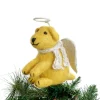 Amica Felt Golden Labrador Tree Topper - Small