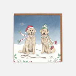Lottie Murphy Golden Retrievers Christmas Card