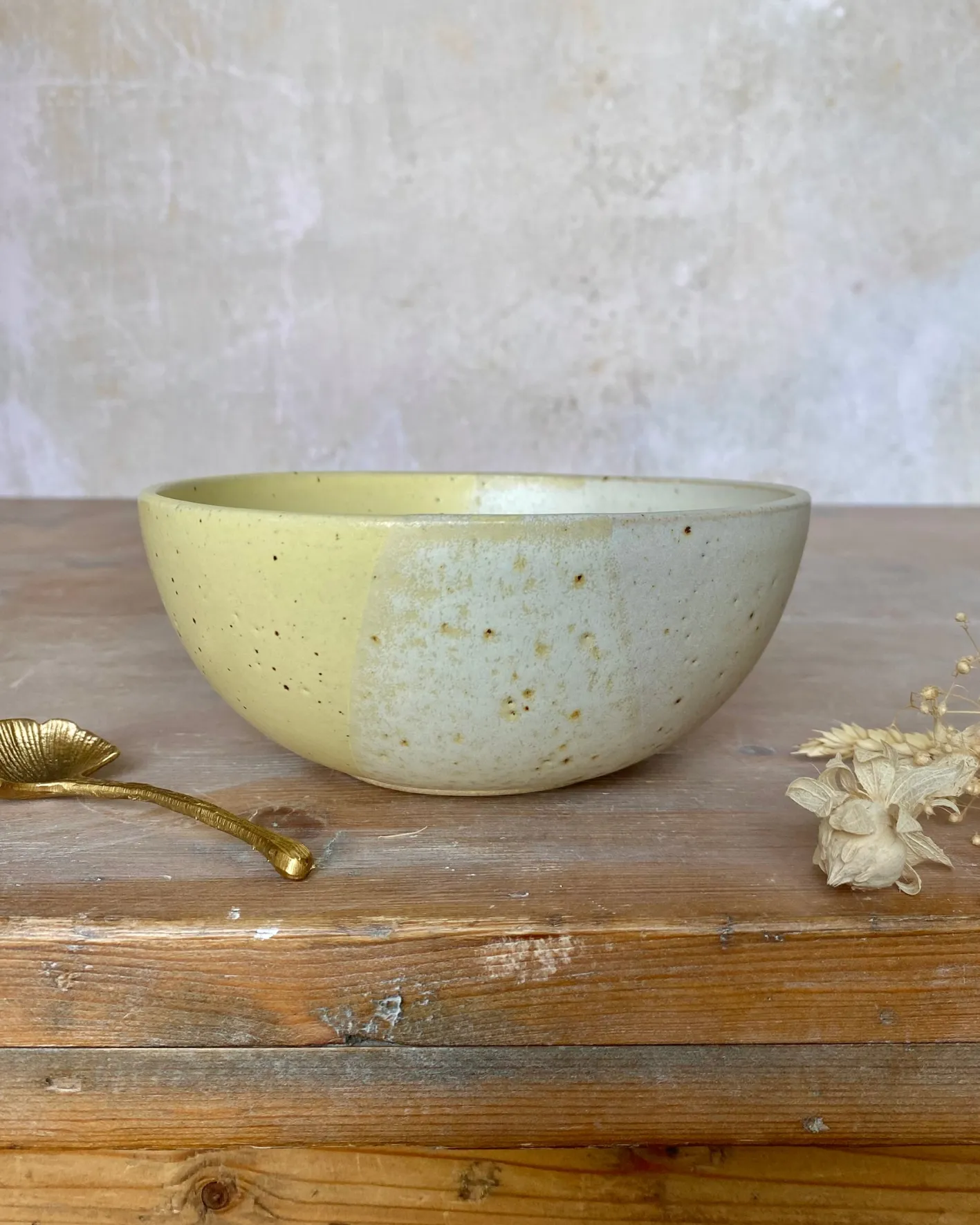 Emily Doran Pottery Golden Sand Breakfast Bowl