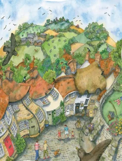 All Jigsaw Puzzles Gold Hill, Shaftsbury 1000 Piece Jigsaw Puzzle