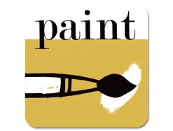 Repeat Repeat Graphic Paint Coaster