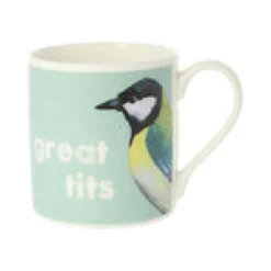 Mclaggan Smith Great Tits Bone China Mug