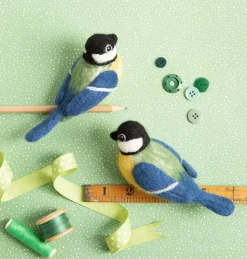 Hawthorn Handmade Great Tits Needle Felting Kit