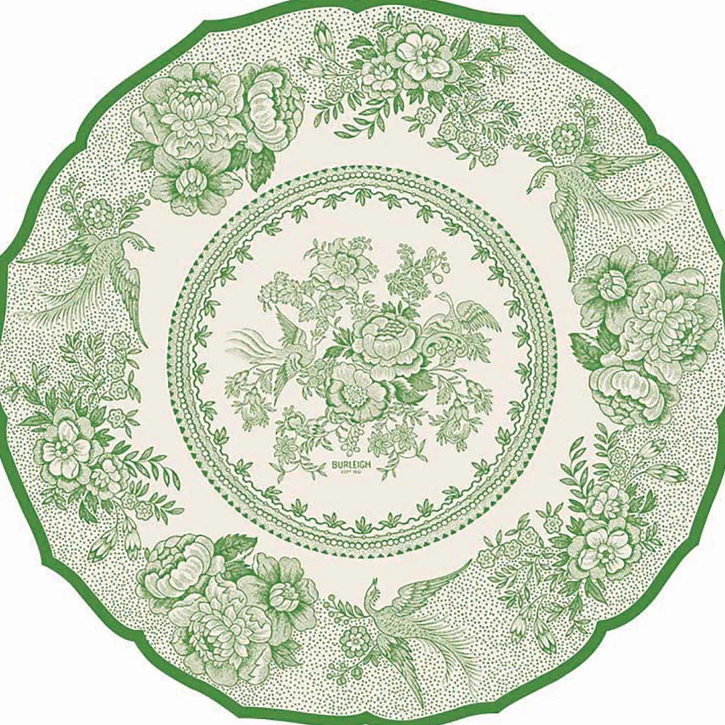 Burleigh Green Asiatic Pheasants 12 Paper Placemats
