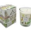 Heaven Scent Greenhouse- Rhubarb & Ginger & Ginger Glass Candle