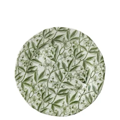 Burleigh Green Prunus Plate 8 1/2 in (21.5cm)
