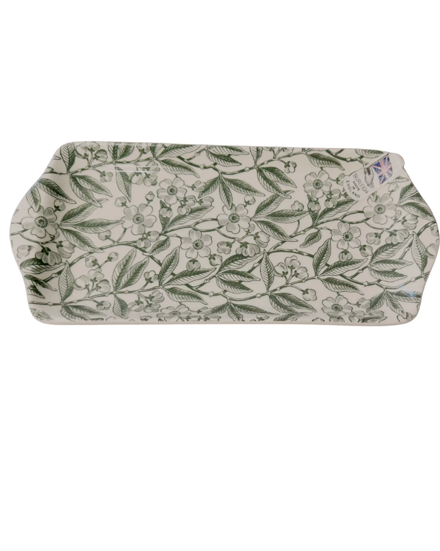 Burleigh Green Prunus Sandwich Tray