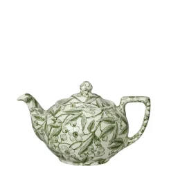 Burleigh Green Prunus Small Teapot
