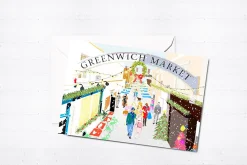 Njeri Illustrated Greenwich Market Christmas Card