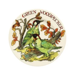 Emma Bridgewater Green Woodpecker 8 1/2 inch Plate