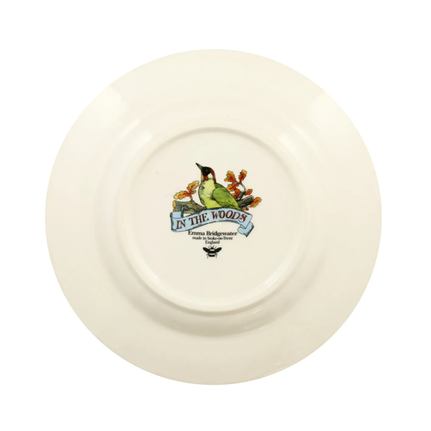 Emma Bridgewater Green Woodpecker 8 1/2 inch Plate