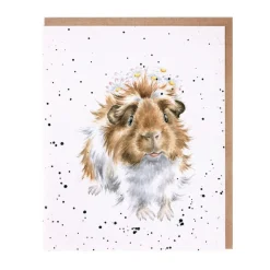 Wrendale Designs 'Grinny Pig' Blank Greetings Card