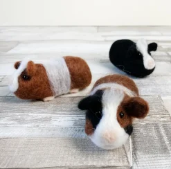 Bergin & Bath Guinea Pigs Needle Felting Kit