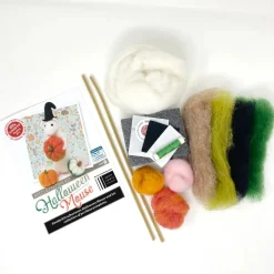 The Crafty Kit Co. Halloween Mouse Needle Felting Kit