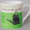 Repeat Repeat Happiness Gardening Green Mug