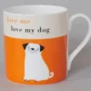 Repeat Repeat Happiness Pup Orange Mug