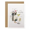 Stephanie Davies Happy Birthday Gardening Tools Greeting Card