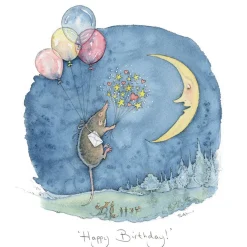 Moongazer Cards Happy Birthday Greeting Card