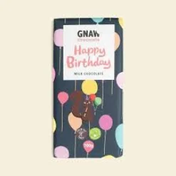 Gnaw Chocolate Happy Birthday Milk Chocolate Bar